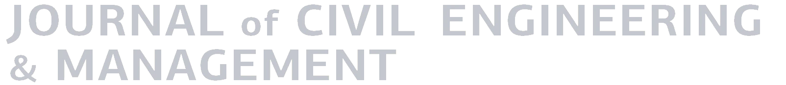 JOURNAL OF CIVIL ENGINEERING AND MANAGEMENT logo